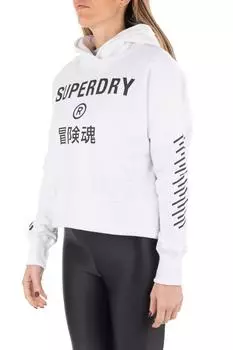Толстовка - Белый - Классический крой SUPERDRY, белый