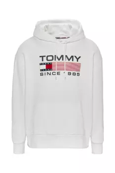 Толстовка - Белый - Классический крой Tommy Jeans, белый