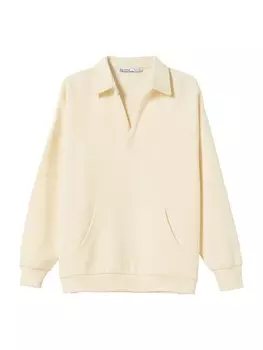 Толстовка Bershka, экрю