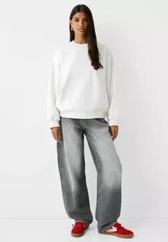 Толстовка Bershka, белый