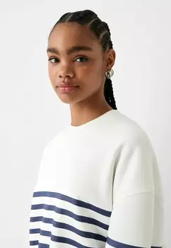 Толстовка Bershka, белый