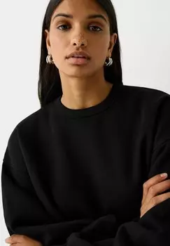 Толстовка Bershka, черный