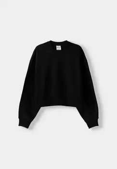 Толстовка Bershka, черный деним