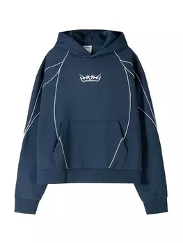 Толстовка Bershka LEGENDARI, темно-синий