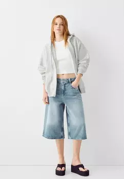 Толстовка Bershka, пестрый серый