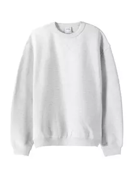 Толстовка Bershka, пятнистый серый