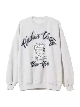 Толстовка Bershka, серый