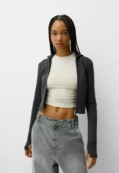 Толстовка Bershka, серый