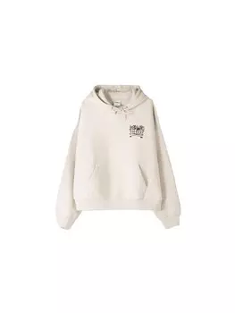 Толстовка Bershka, светло-серый