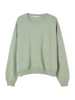 Толстовка Bershka, светло-зеленый