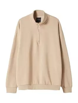 Толстовка Bershka, темно-бежевый