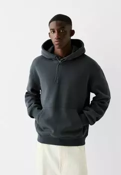Толстовка Bershka, темно-серый