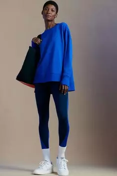 Толстовка Betty After Class удлиненного кроя Sweaty Betty, синий