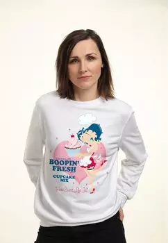 Толстовка BETTY BOOP CUPCAKE MIX Henry Tiger, белый
