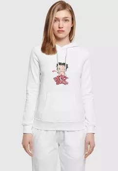 Толстовка BETTY BOOP - FADED GRAPHIC - Hoodie Merchcode, белый