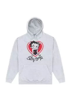 Толстовка BETTY BOOP HEART Henry Tiger, светло-серый