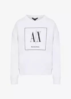 Толстовка без капюшона Armani Exchange, белый