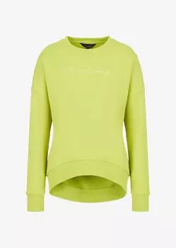 Толстовка без капюшона Armani Exchange, зеленый