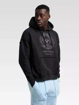 Толстовка без молнии de bona Carlo Colucci, черный
