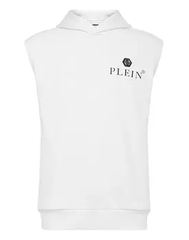 Толстовка без рукавов Базовая Philipp Plein, белый