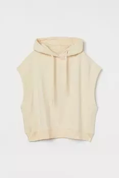 Толстовка без рукавов H&M, светло-желтого