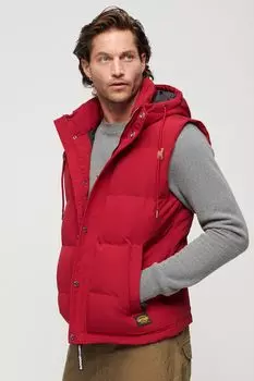 Толстовка без рукавов с струящейся тканью Everest Superdry, красный