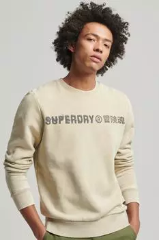 Толстовка - Бежевый - Классический крой SUPERDRY, бежевый