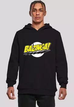 Толстовка BIG BANG THEORY TV SERIE SHELDON BAZINGA - Hoodie F4NT4STIC, черный
