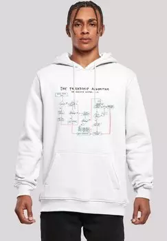 Толстовка Big Bang Theory Tv Serie Theory Friendship Algorithm F4NT4STIC, белый