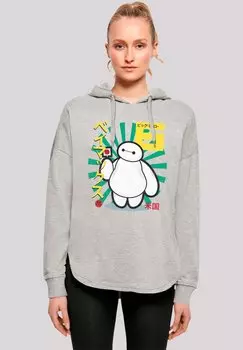 Толстовка BIG HERO 6 BAYMAX LOLLYPOP - Hoodie F4NT4STIC, серый