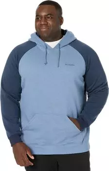 Толстовка Big & Tall Hart Mountain II Columbia, цвет Bluestone Heather/Collegiate Navy Heather