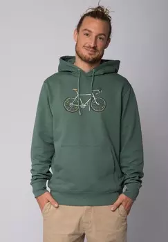 Толстовка BIKE watapparel, темно-зеленый