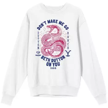 Толстовка BIOWORLD Yellowstone, белый