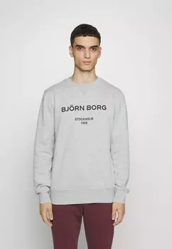 Толстовка Bjrn Borg CREW, цвет light grey melange