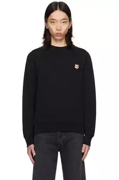 Толстовка Black Fox Head Regular Maison Kitsun