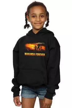 Толстовка Black Panther Wakanda Forever Marvel, черный