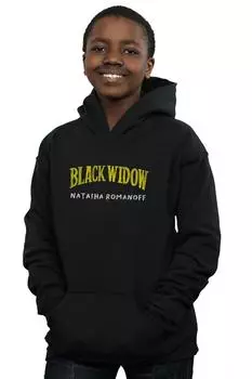 Толстовка Black Widow AKA Natasha Romanoff Marvel, черный