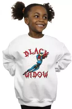 Толстовка Black Widow Web Marvel, белый