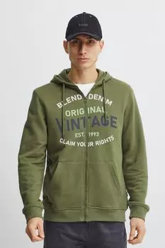 Толстовка BLEND Kapuzensweatjacke BH 20715054, зеленый