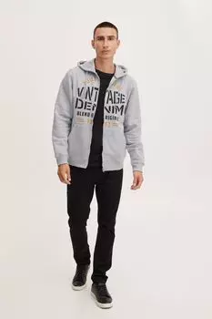 Толстовка BLEND Kapuzensweatjacke Sweatjacke 20714276, серый