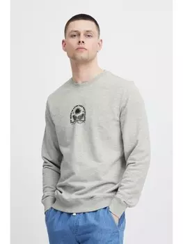 Толстовка BLEND Sweatshirt BHSweatshirt 20716879 Cooles Sweatshirt mit Print, цвет mittelgrau