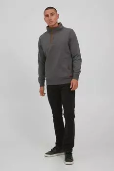 Толстовка BLEND Troyer BHAchlias, серый