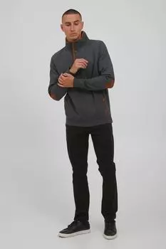 Толстовка BLEND Troyer BHAchlias, серый
