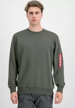 Толстовка BLOOD CHIT Alpha Industries, пестрая оливковая
