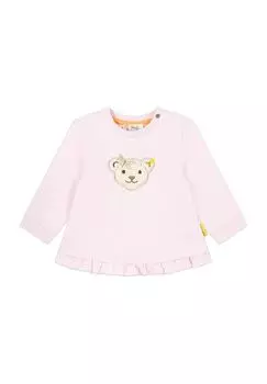 Толстовка Blosso, с рюшами по низу и пуговицами, для малышей и малышей Steiff, цвет Lilac Snow