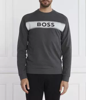 Толстовка Boss Authentic Regular Fit, черный / белый