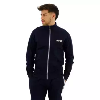 Толстовка BOSS Authentic Z 10208539 18 full zip, синий