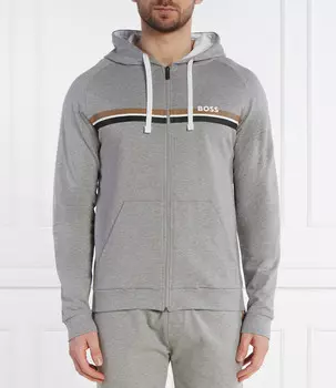 Толстовка BOSS BLACK Authentic Regular Fit, серый