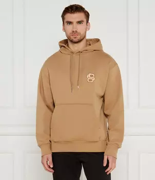 Толстовка BOSS BLACK C-Sullivan 23 Oversize fit, бежевый