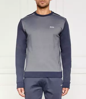 Толстовка BOSS BLACK Regular Fit, темно-синий